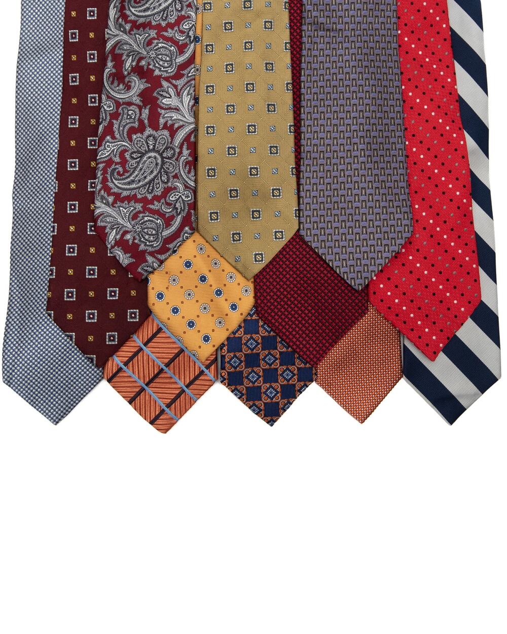 Jos. A. Bank Made In Italy Signature Collection 100% Silk Neck Ties Necktie Lot